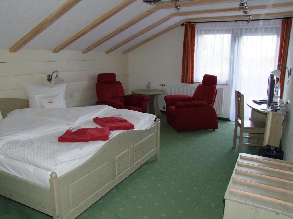 Hubertushof Hotel Garni Oberstaufen Chambre photo